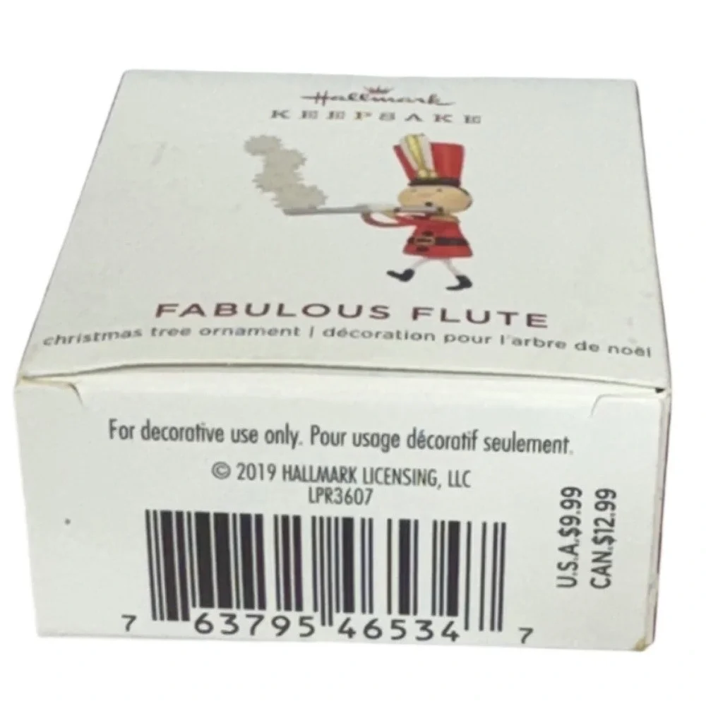 MINIATURE Hallmark Keepsake Ornament Fabulous Flute Limited Edition  2019 New‎
